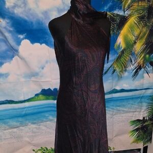 Ralph Lauren Silk Paisley Dress